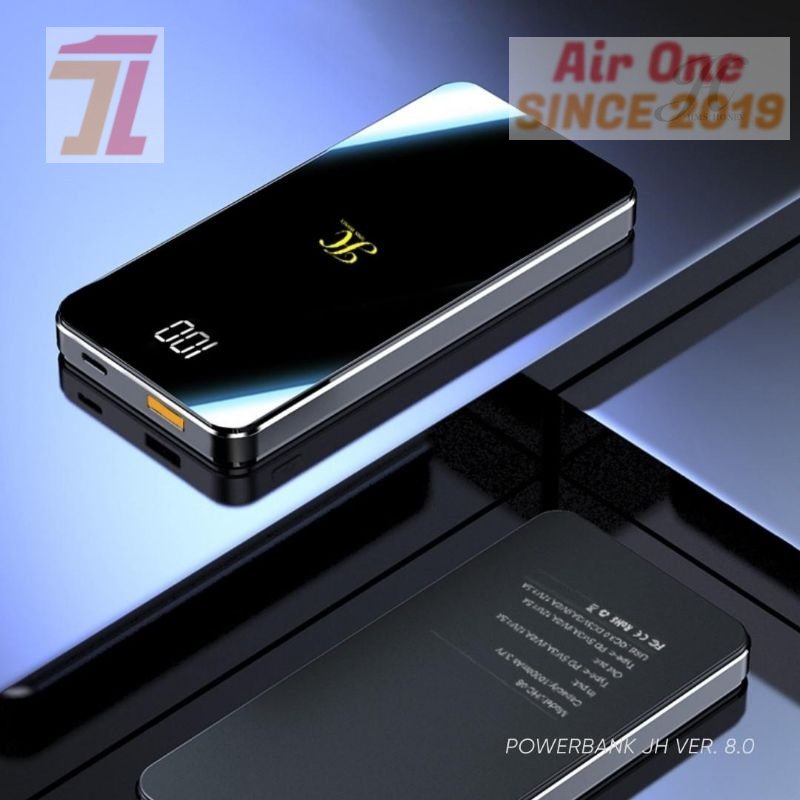 AirOne POWERBANK 10000MAH JIMS HONEY ORI FAST CHARGING POWER BANK KECIL TIPIS RINGAN DISPLAY BATERAI