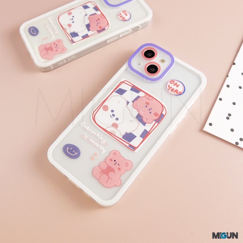 New! Chubby Bear - Softcase Fullcover for iPhone 7 8 SE2020 7+ 8+ X XS XR XSMAX 11 12 13 MINI PRO PROMAX