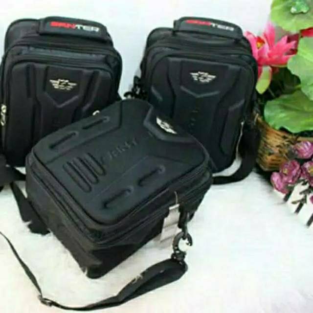 TAS SLEMPANG  SANTER  EMBOSS UK. TAB 10 INCH (VERTIKAL)