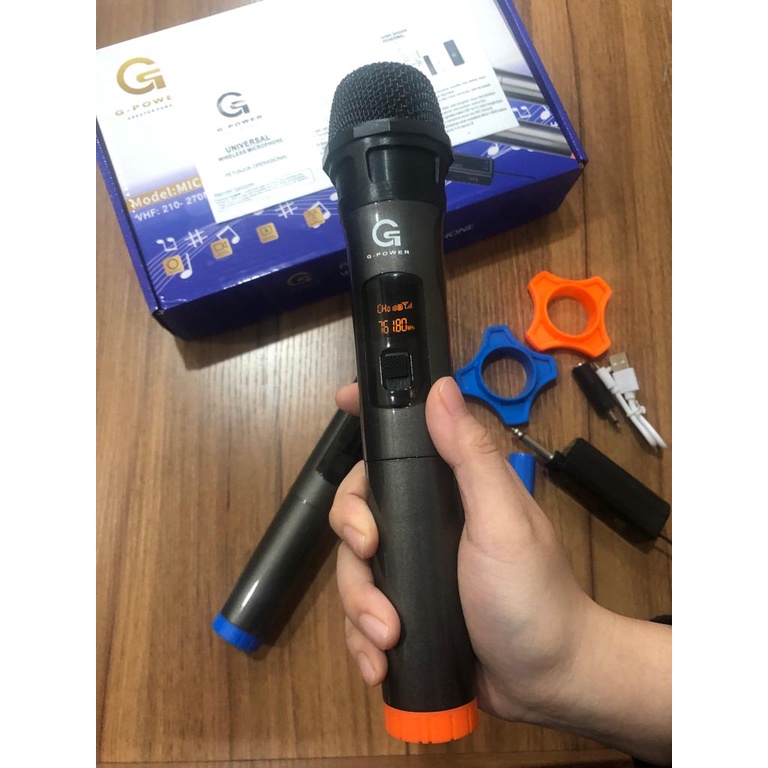 Mic Wireless 201 G-Power dapat dua Mic Original termurah