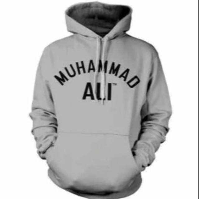 Jaket Hoodie Sweater Zipper MUHAMMAD ALI