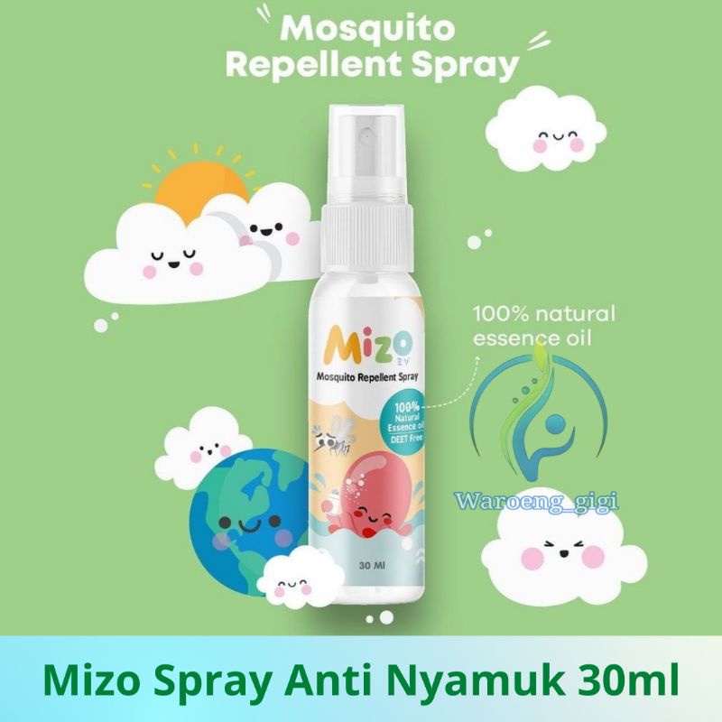 Mizo Mosquito Repellent SPRAY 30ml Spray Anti Nyamuk Mizo (SPRAY)