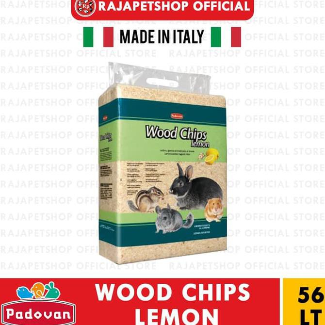 Italy Padovan Wood Chips Lemon 4 Kg Alas Kandang Litter Kelinci Shopee Indonesia