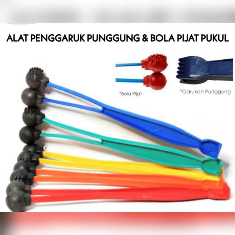 alat pijat badan/ punggung  dan penggaruk punggung 2 in 1 / garuk punggung / alat pukul pukul punggu