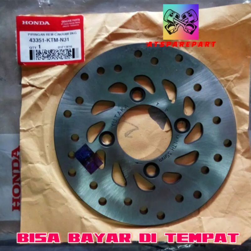 PROMO FLASH SALE ATS Piringan Cakram Disk Supra 125 Belakang KTM