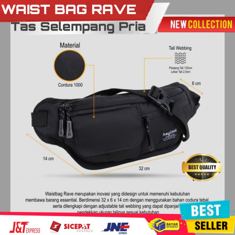 Tas Selempang Pria Distro Waistbag Pria Distro Terbaru Tas Pria Distro