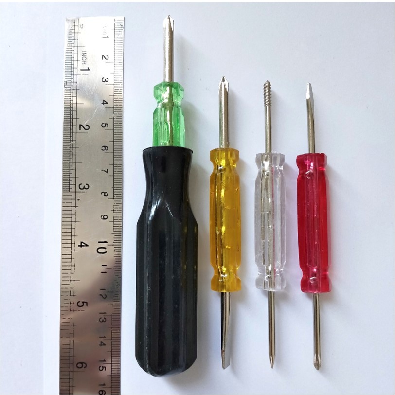 Obeng Set Multifungsi Obeng Bolak Balik Plus Min Screwdriver