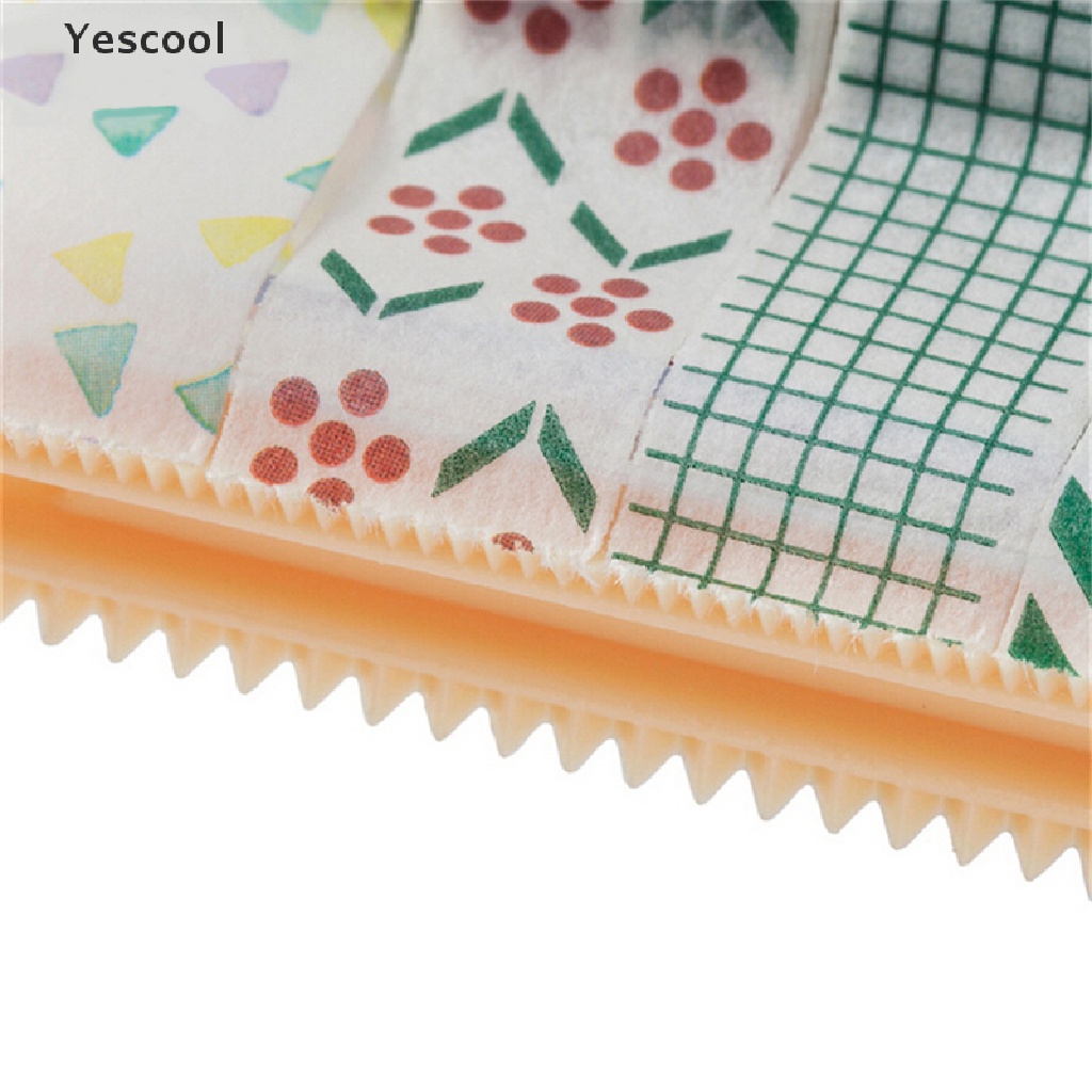 Yes Dispenser Holderpemotong Washi Tapeselotip Bahan Plastik Multi Warna Untuk Perlengkapan Kantorsekolah