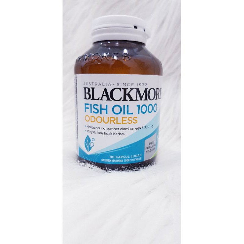 BLACKMORES ODOURLESS FISH OIL 1000MG ISI 90 SOFGEL