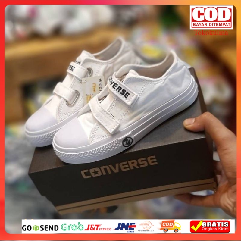 Converse Underfeated Anak FullWhite / Sepatu Converse Anak / Sepatu Allstar Anak / Sneakers Anak / Sepatu Anak Sekolah / Sepatu Casual Anak