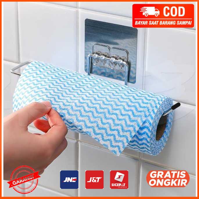 Gantungan Tempat Tisu Towel Rack Stainless Steel H227