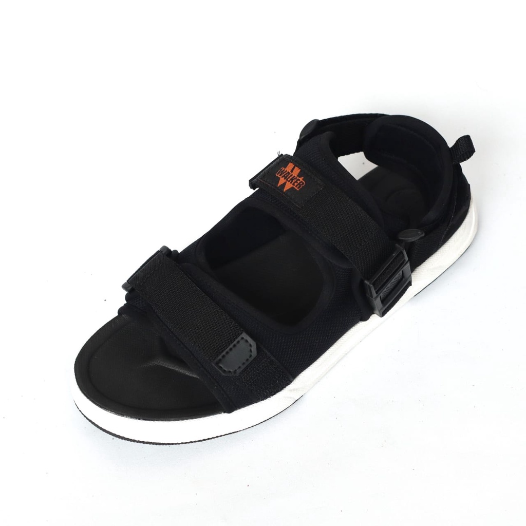 ABRAHAM Sandal Slide Pria Slop Gunung Cowok Sendal Selop Kekinian Hitam Pria