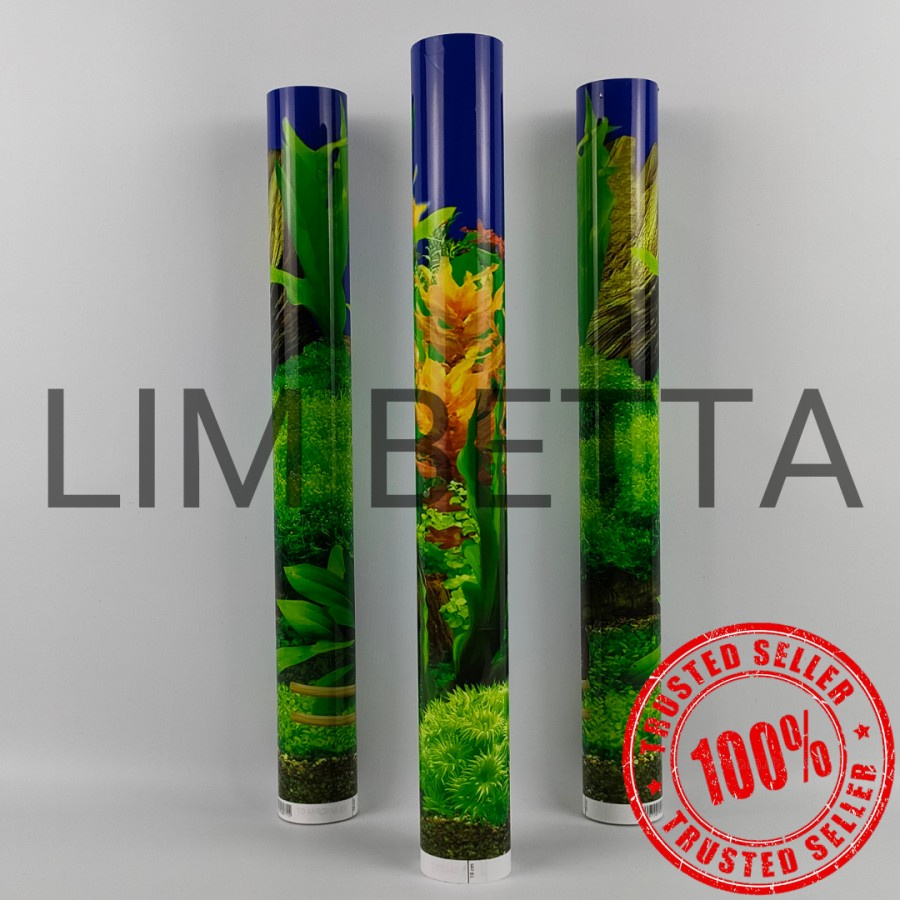 1 ROLL BACKGROUND GAMBAR AQUARIUM 40 CM / WALLPAPER AQUARIUM 15 METER