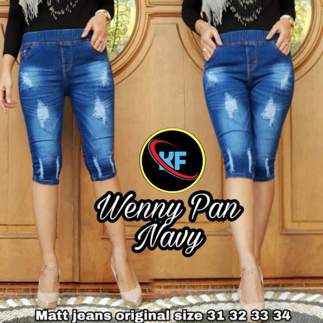 WENNY CELANA 7/8 JEGGING SOBEK DISTRO FULL KARET