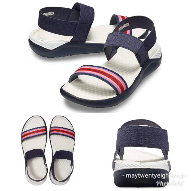 womens navy crocs