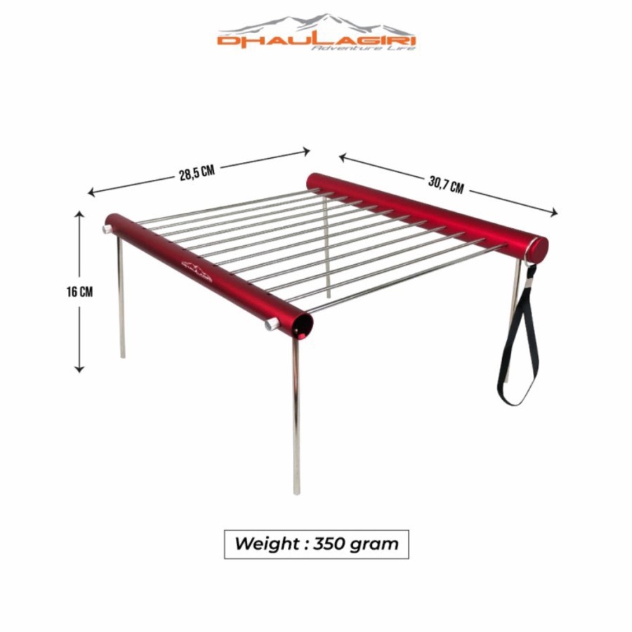 DHAULAGIRI Folding Mini Barbecue Grill / Alat Panggang Barbeque Lipat / Outdoor Grill Mini Stove