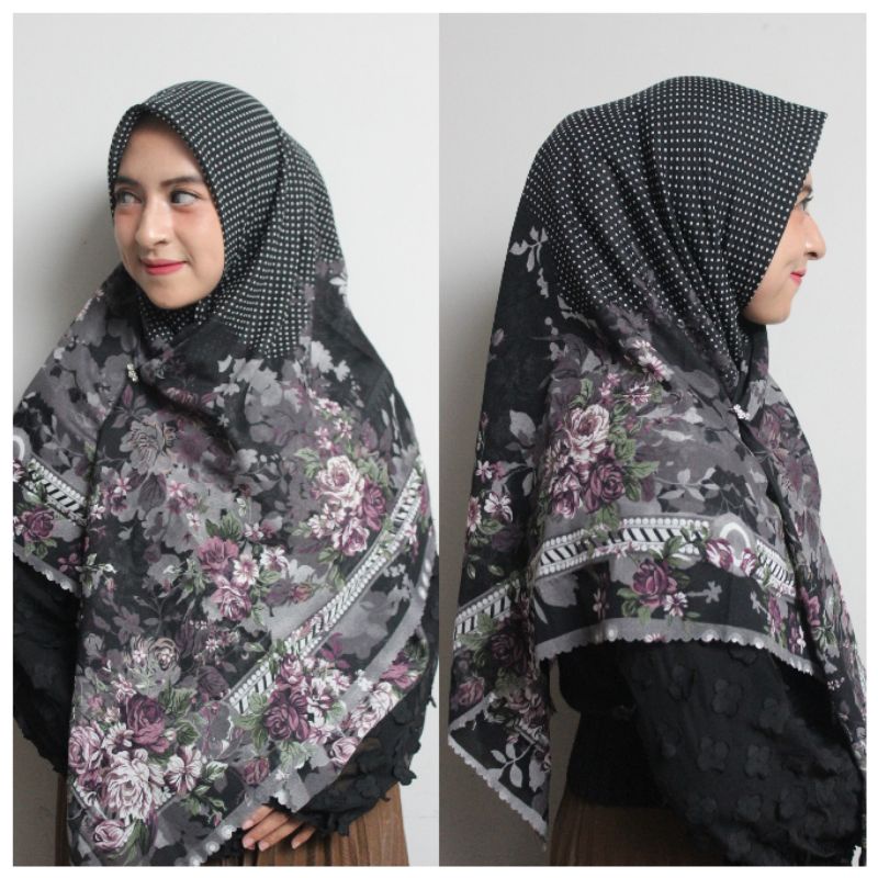 KERUDUNG SEGIEMPAT VOAL PRINTING SYARI PART 2-2.6
