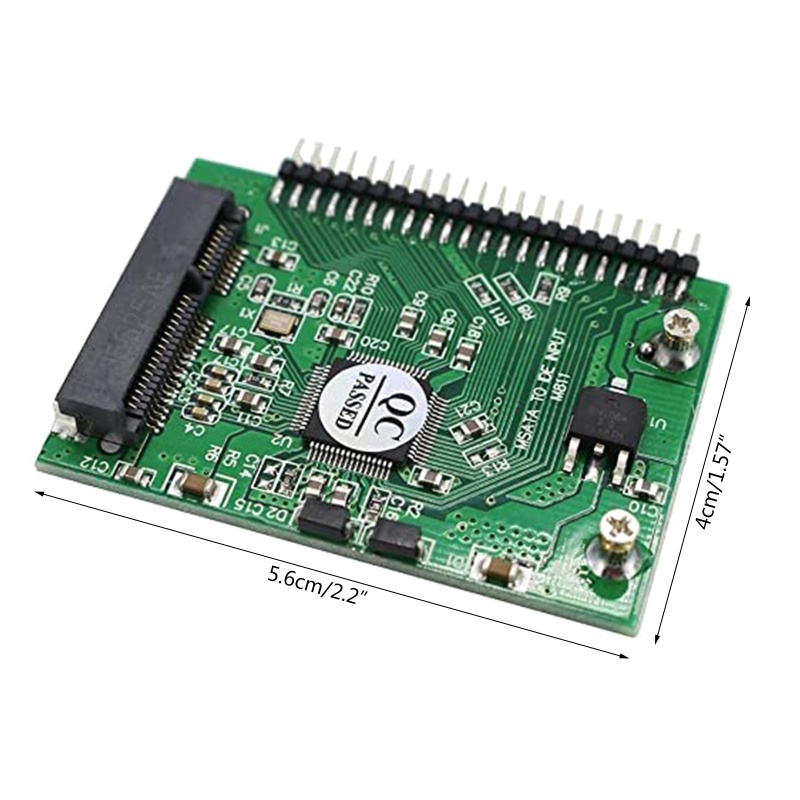 Adaptor btsg 2.5 &quot;Inch IDE Ke MSATA Ubah Laptop 44pin Male IDE MSATA HDD Hardisk SSD Ke Port ATA Serial