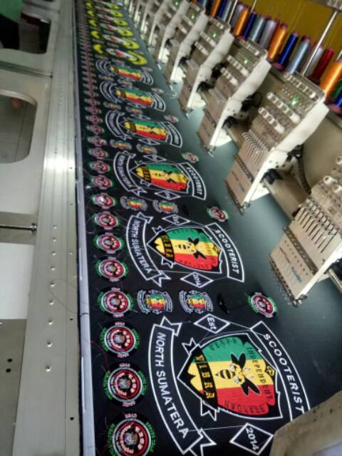 Patch / Bordir custom ukuran besar 10 cm Custom suka suka free Desain minimal 24 pcs Murah