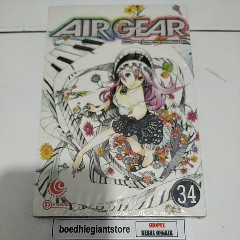 komik air gear 34, segel