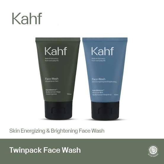 Kahf Face Wash 100ml Energizing Brightening / Oil And Acne Care