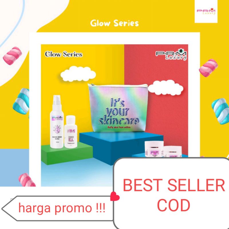 PRM LUXURY BPOM free pouch GLOW series original