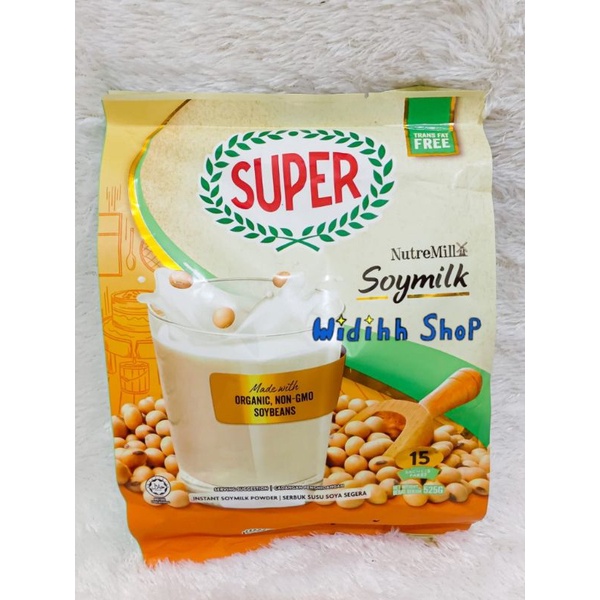 Super Instant 3in1 Cereal All In One Natural Flavour / Super Nutremill Soymilk / Super Nutremill Brown Rice / Super Red Date &amp; Longan / Soy Milk Powder Trans Fat Free / Sarapan Diet / Susu Diet / Sereal Siap Saji