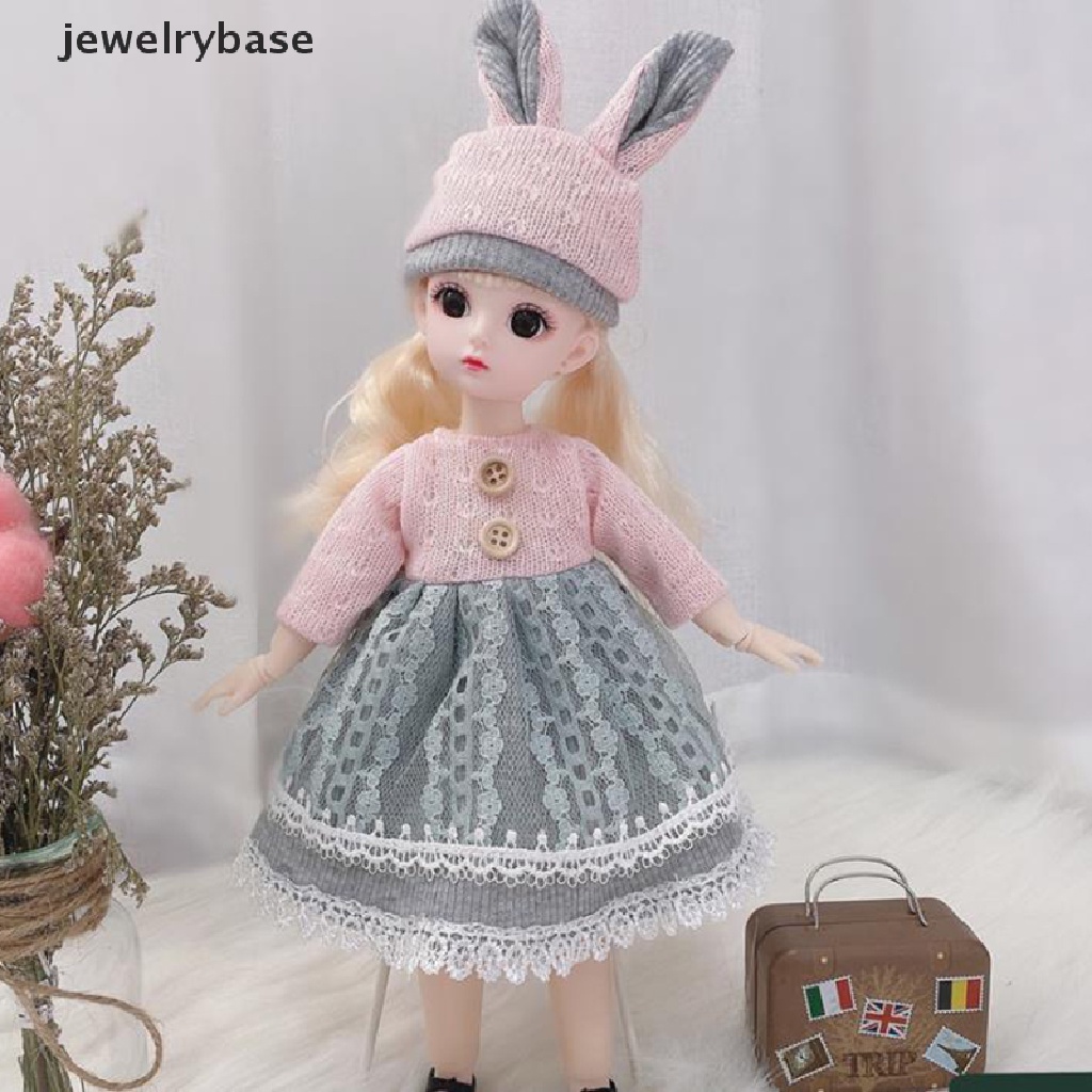 (jewelrybase) Mainan Dress Mini Tanpa Lengan Untuk Boneka BJD 1 / 6 30cm