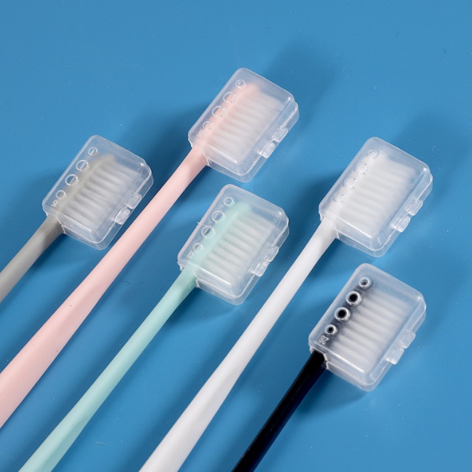 Sikat Gigi Set 10 pcs Arang Putih Eco Friendly Travel Tooth Brush Kepala Kecil Bulu Lembut Sensitif / Sikat Gigi Anak/ Dewasa Bahan Lembut 1 SET ISI 10 PCS / Toothbrush Double Care Sensitive / Sikat Gigi 1 Set Isi 10 Pcs / Toothbrush Sikat Gigi Double