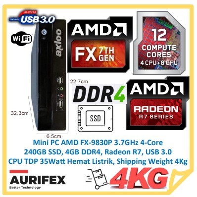 Mini Pc Amd Fx 90p Radeon R7 4gb Ddr4 240gb Ssd Shopee Indonesia