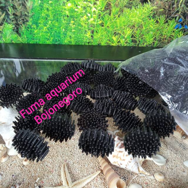 Bioball Rambutan Bioball Duri Spike per Bungkus isi 200 pcs Media Filter Kolam