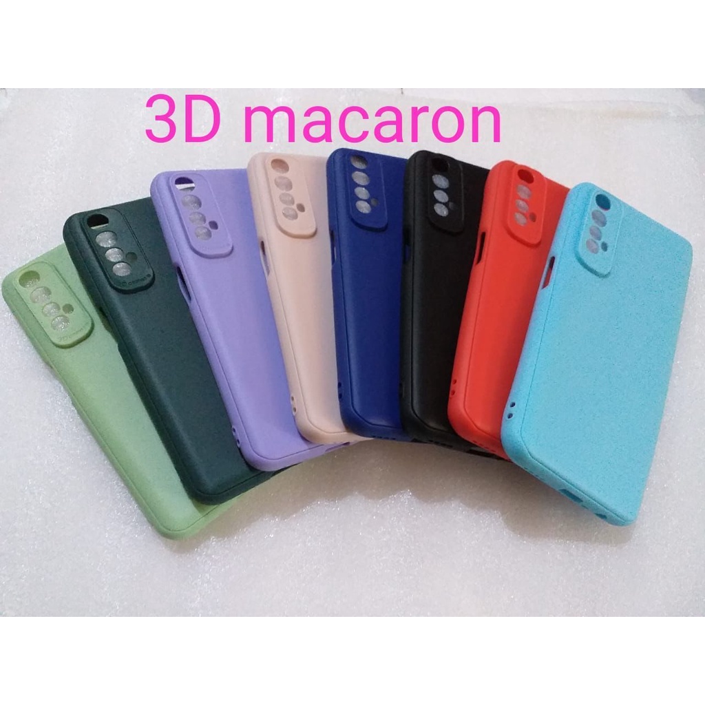 SoftCase Warna Warni Xiaomi Redmi 9A 9C with 3D Camera Casing Candy Macaron Pelindung Kamera