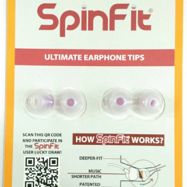 Spinfit CP-100 Silicone Eartips
