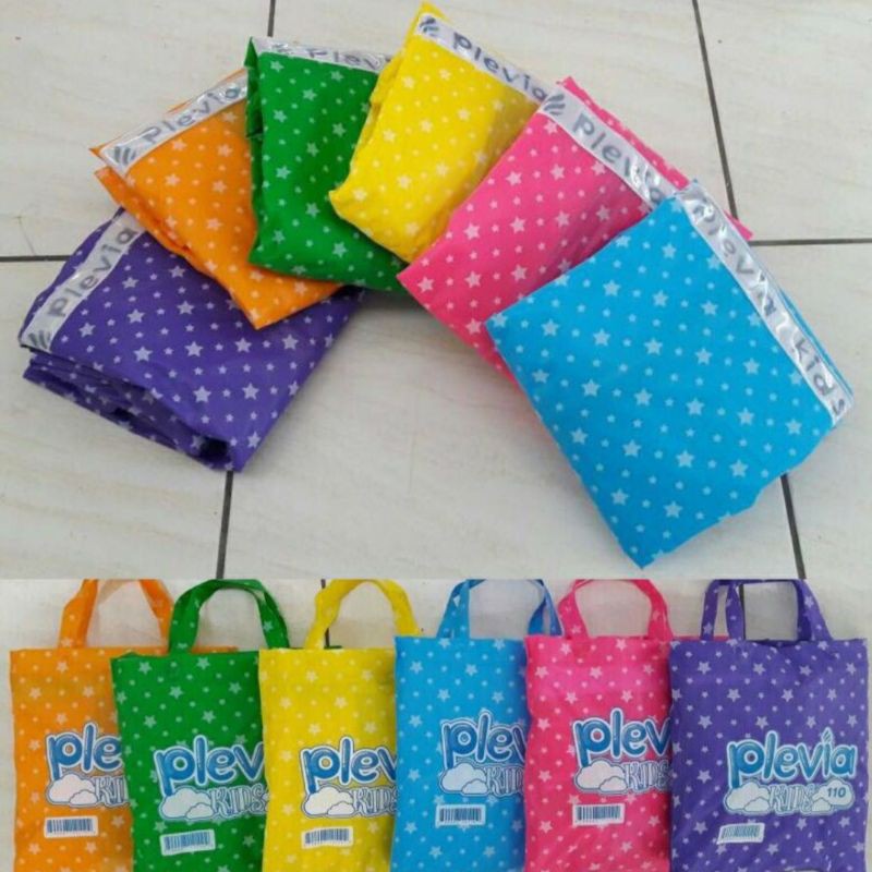 JAS HUJAN ANAK 4-6 TAHUN MOTIF STAR PLEVIA 110 STARKID SETRLAN POLKADOT