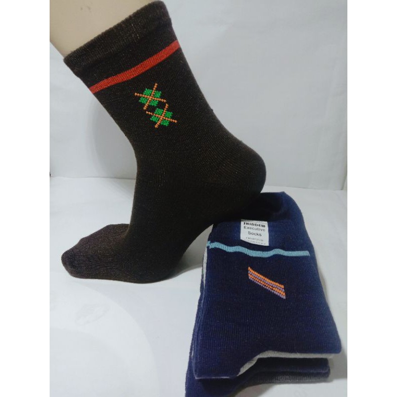 5 Pasang Kaos Kaki Kerja Motif Kantoran Pendek