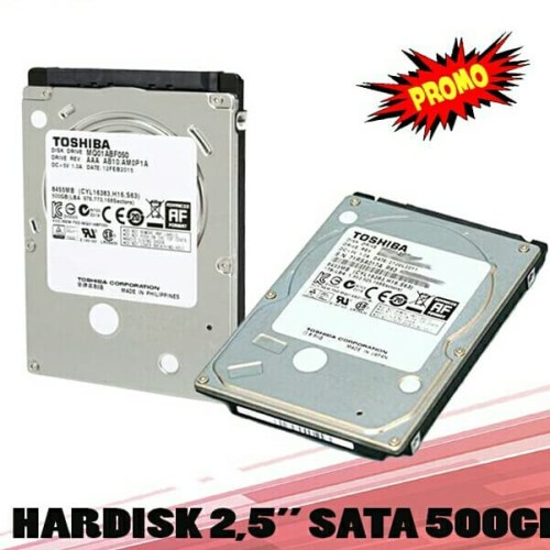 Hardisk Hdd Laptop 2,5&quot; 500GB Merk Campur