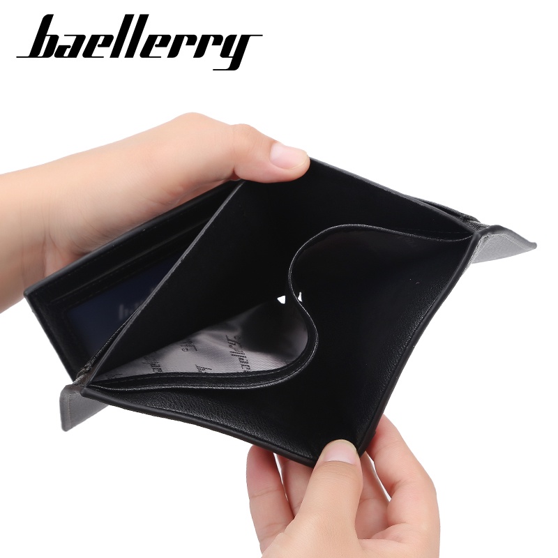BAELLERRY D9169 Dompet Pria Bahan Kulit PU Leather Premium WATCHKITE BAEOS-2