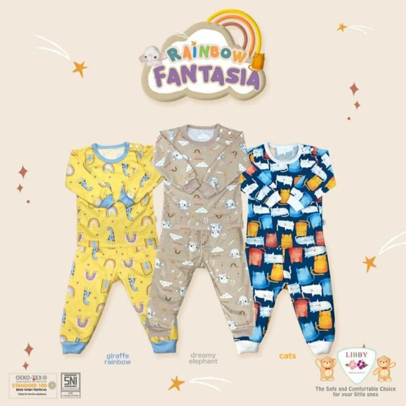 SETELAN BAJU ANAK - LIBBY SET BAJU PANJANG + CELANA PANJANG SIZE M/L