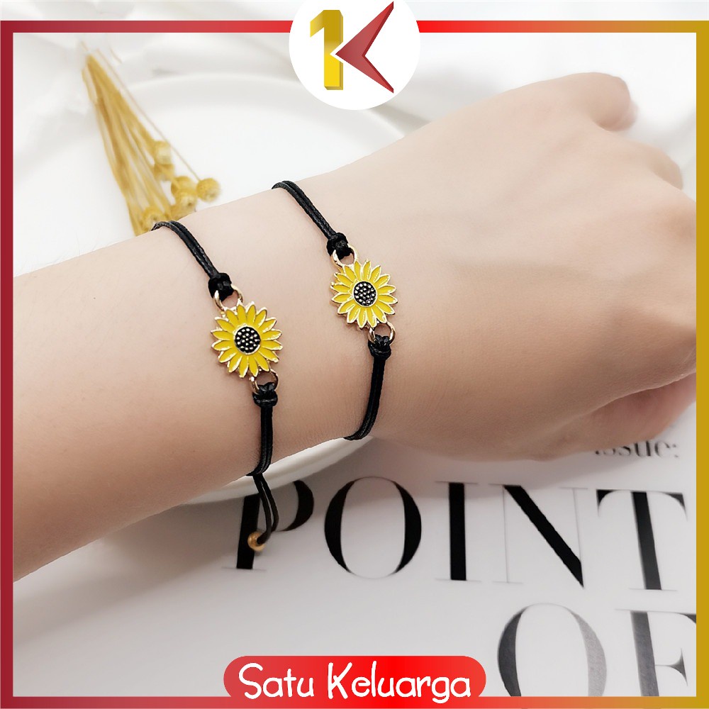 SK-K65 Gelang Tali Persahabatan Anyaman Korean Fashion Gelang BFF Gelang Pasangan Sahabat Gelang etn