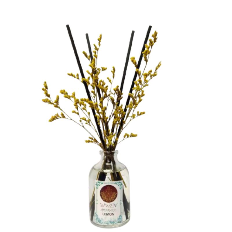 Reed Diffuser Aromatherapy Bunga Difuser Aroma Pengharum Ruangan Pewangi Oil Reed Difuser REED DIFFUSER LOVER'S GRASS REED DIFFUSER REFILL REED DIFFUSER HAMPERS PENGHARUM RUANG AROMATERAPI-ARM BUNGA LEMON