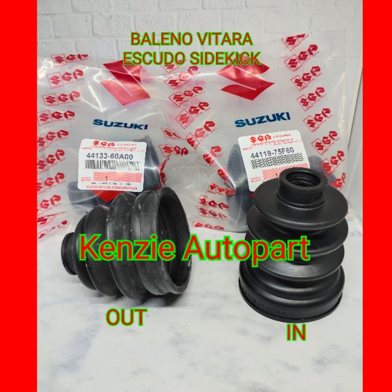 BOOT AS RODA CV JOINT LUAR DALAM BALENO VITARA ESCUDO SIDEKICK 1SET