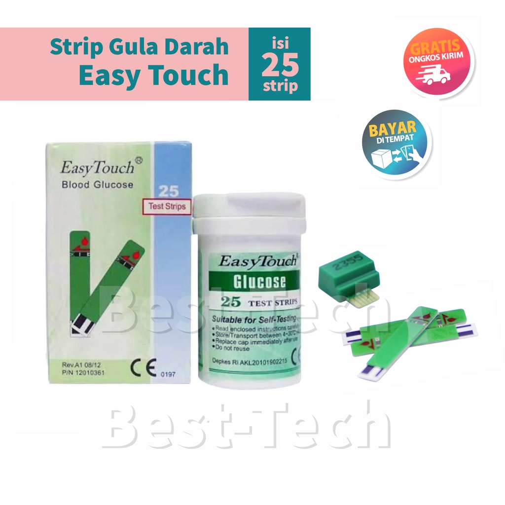 Strip Gula Darah / Refill Strip Blood Glucose Easy Touch GCU