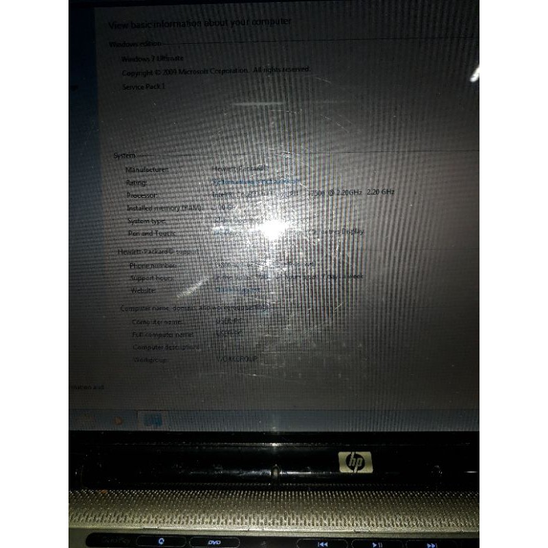 laptop hp pavilion dv2000