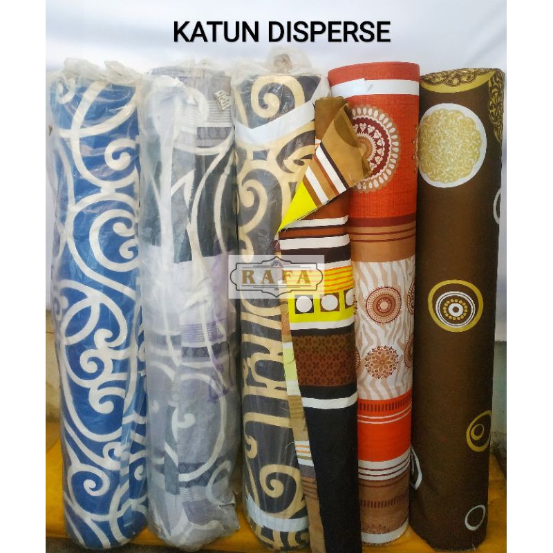 BAHAN KAIN SPREI COVER SELIMUT GORDEN KATUN DISPERSE METERAN