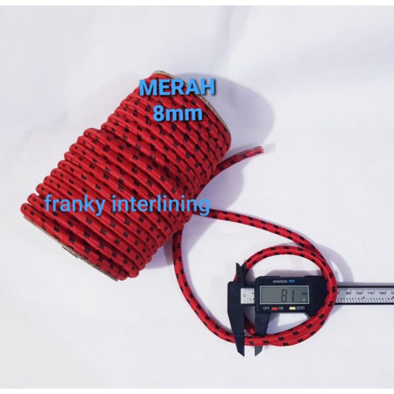 Prusik rope diameter 8mm, price per roll, contents +-15 meters ( Prusik 8mm Per Roll)