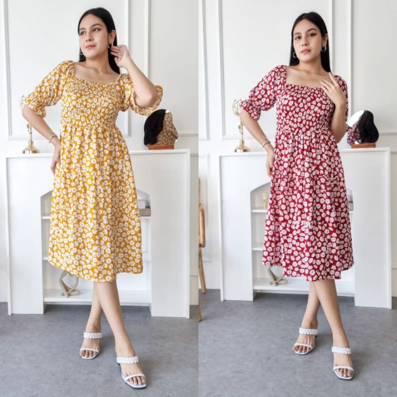 Daster Bali Kerut Dada / Daster Bali Dada Kerut / Daster Bali Kerut Pendek / Dress Bali Kerut Dada /