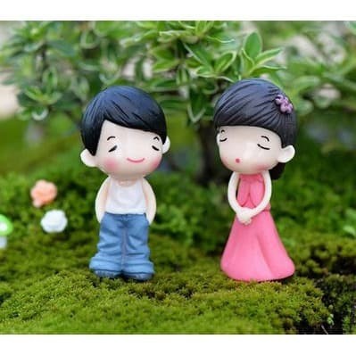 Miniature Lover Figures - Lovers Couple Figurines #15 (2pcs)