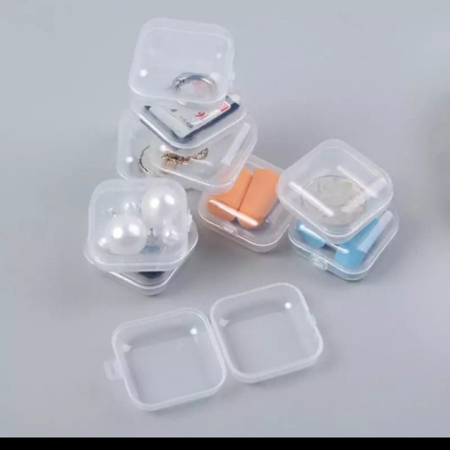 Box Kotak Mini Organizer Tempat Perhiasan Anting Jewelry Dan Obat