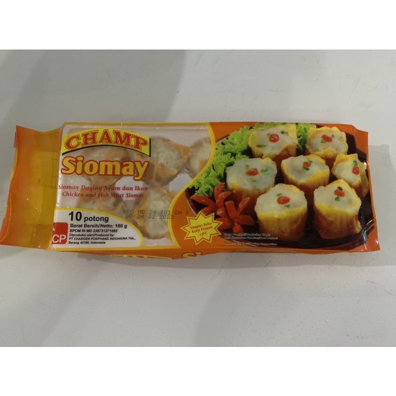 

Champ chicken and Fish Siomay 180gr somay ayam dan ikan