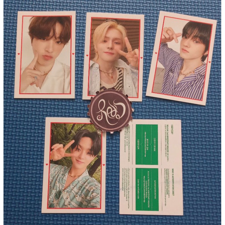 [SHARING INCLUDE PACKING] Treasure 2nd Anniversary PC + Postcard Member Set / RPC